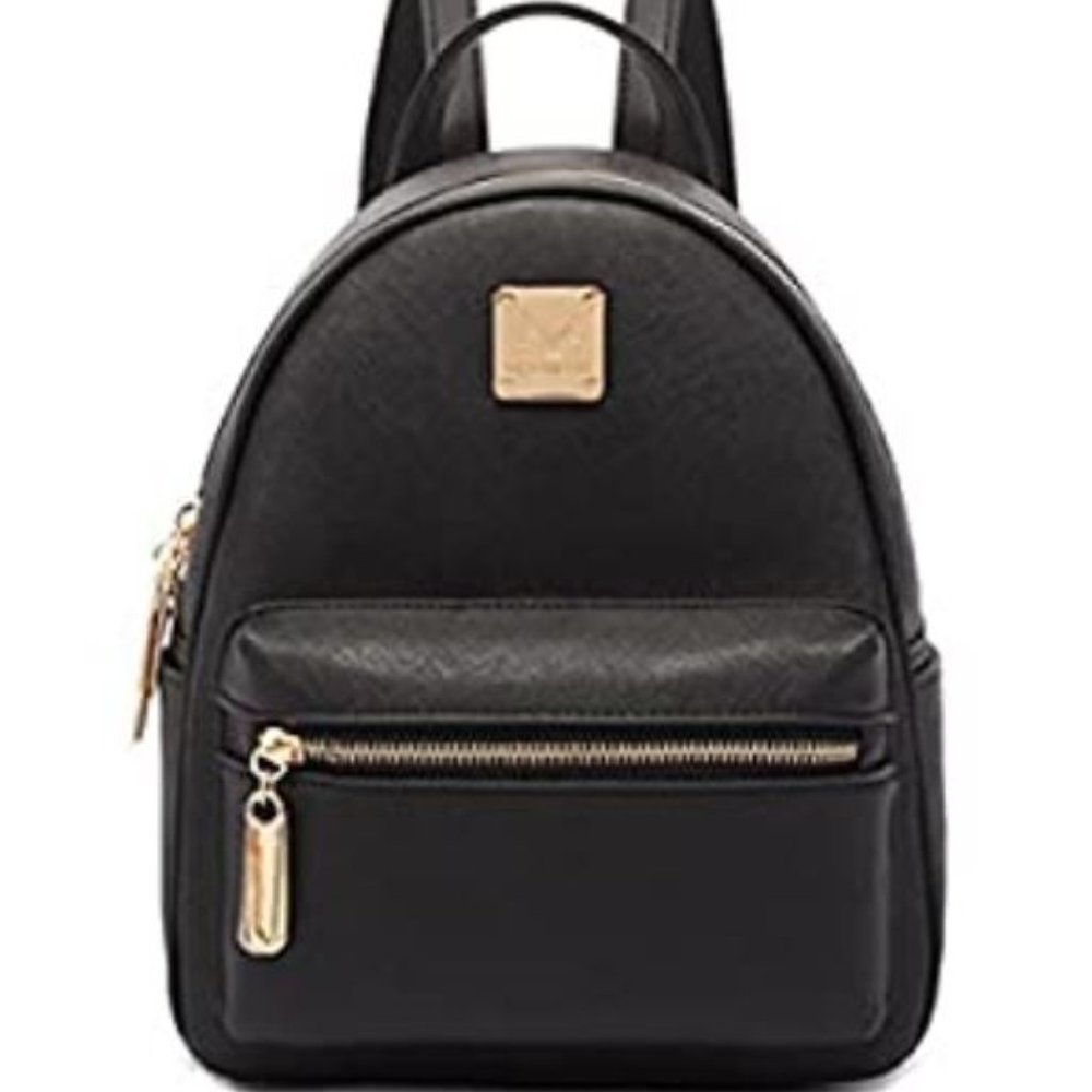 Mini Vegan Leather Minimalist Backpack